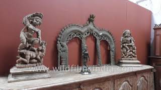 Antique furniture for sale at Jew Town in Kochi, Kerala