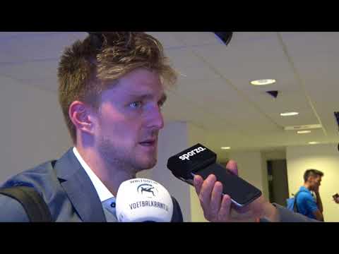 Thomas Foket na de Europese kwalificatie tegen Bialystok