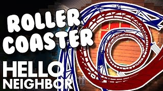 Minecraft Hello Neighbor - Finding The Alpha 4 House Rollercoaster (Minecraft Roleplay)