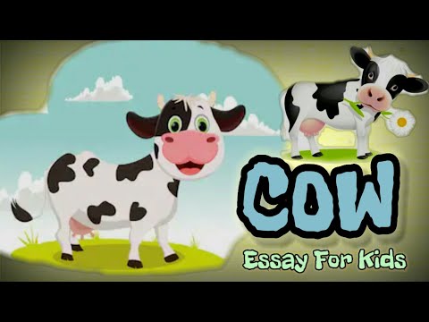 THE COW essay | 15 lines short essay in english Video