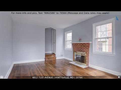 Priced at $439,900 - 4812 71ST AVENUE, HYATTSVILLE, MD 20784