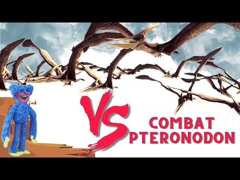 10000 Pteronodon VS Poppy Playtime Huggy Wuggy | Animal Revolt Battle Simulator