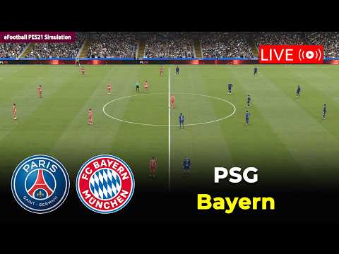 🔴PSG Contre Bayern München | Ligue des champions 25/26 | eFootball PES21 Simulation