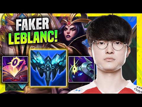 FAKER BRINGS BACK HIS ICONIC LEBLANC! - T1 Faker Plays Leblanc Mid vs Lucian! | Season 11