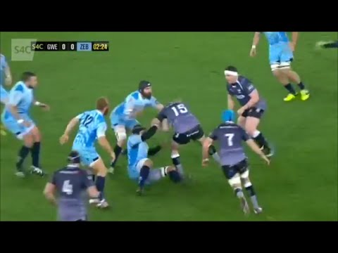 Dan Evans sits down Marco Bortolami