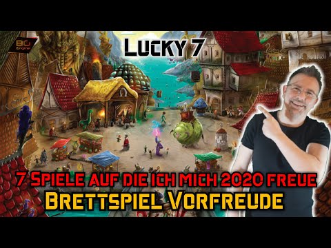 Lucky 7 - Brettspiel Vorfreude - 7 Brettspiele / Kickstarter auf die ich mich 2020 noch freue