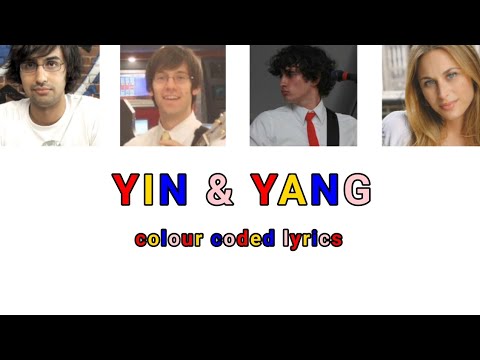 Yin & Yang | colour coded lyrics [Happy monster band and Tally Hall]
