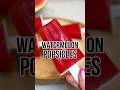 🍉💖3-Ingrdient Watermelon Popsicles #3ingredientrecipes #easyrecipes #momhacks