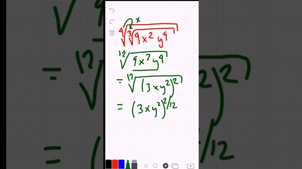 REDUCIR UN DOBLE RADICAL!! #matematicas #shortvideo #algebra #educación