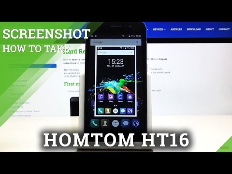 How to Grab a Screen in HOMTOM HT16 – Save Displayed Content