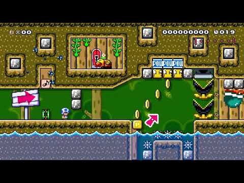 Mario Maker 2 speedrun level