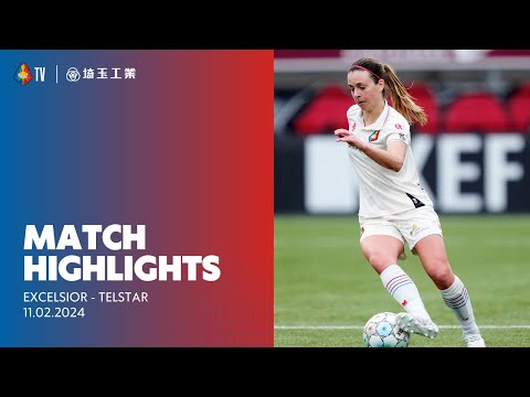 Highlights Excelsior - Telstar | Azerion Vrouwen Eredivisie | 2023-2024
