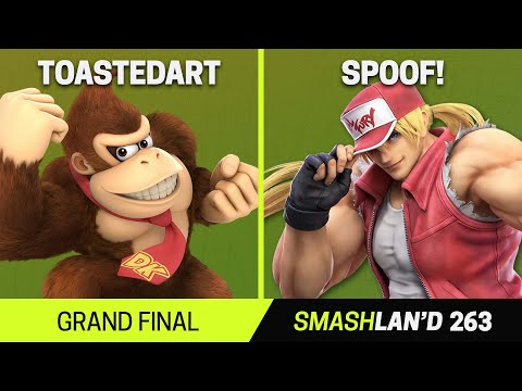 SmashLAN'd 263 Grand Final - ToastedArt (Donkey Kong) vs Spoof! (Terry) - SSBU Tournament