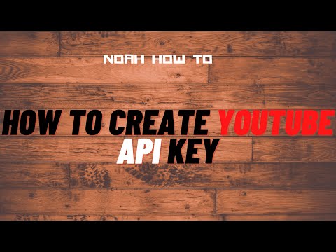 Como criar uma chave API do YouTube