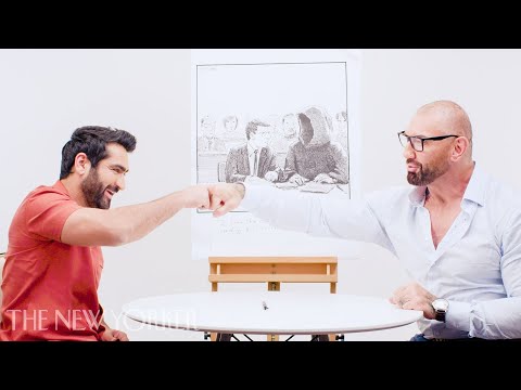 Kumail Nanjiani & Dave Bautista Enter The Cartoon Caption Contest | The New Yorker