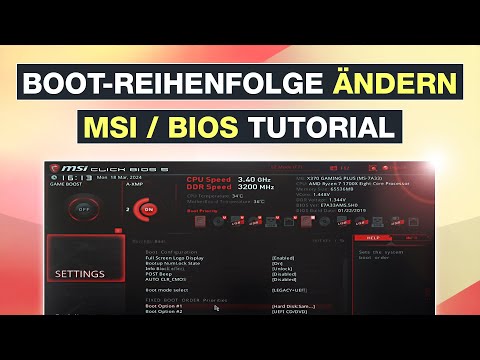 Changing the BIOS boot order on MSI – Testventure