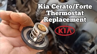 Overheating problem, Kia Cerato/Forte Thermostat replacement.