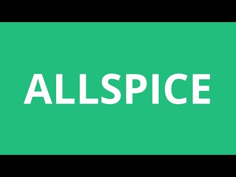 How To Pronounce Allspice - Pronunciation Academy