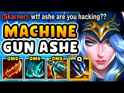 Ashe with 3.00 Attack Speed is too hilarious (ASHE ON STEROIDS)