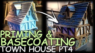 The Power of Priming and Basecoating: DIY Tabletop Town House - PT4