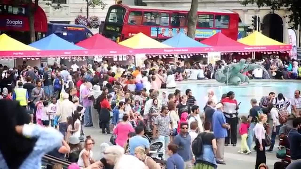Eid Festival at Trafalgar Square London 2014