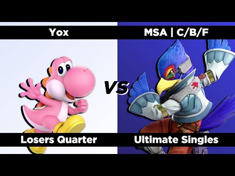 GAMING Weekly #54 - Losers Quarter - Yox (Yoshi) vs. MSA | C/B/F (Falco)