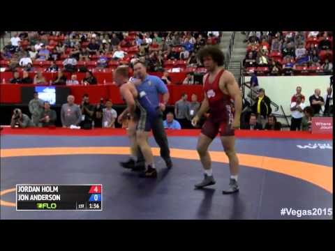 85 kg Finals - Jordan Holm (Minnesota Storm) vs Jon Anderson (Army WCAP)