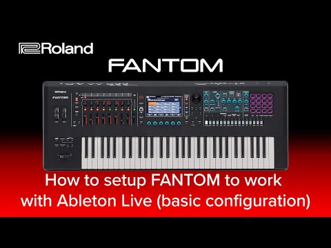 Roland FANTOM - How to setup FANTOM to work with Ableton Live basic configuration