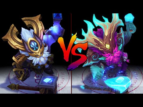 Elderwood Ornn vs Thunder Lord Ornn Skin Comparison Spotlight (League of Legends)