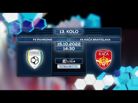2.liga 2022/2023 13.kolo: FK Pohronie - FK Rača Bratislava (zostrih)