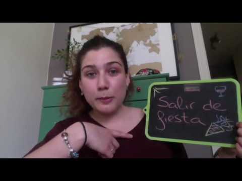 Spanish leasson. The word of the day: TO PARTY