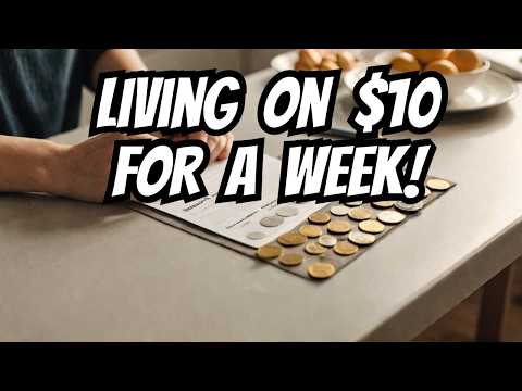 Living on $10 for a Week | Extreme Budgeting & Saving Money Challenge