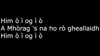 Clannad - Mhòrag &#39;s na ho rò gheallaidh + Lyrics