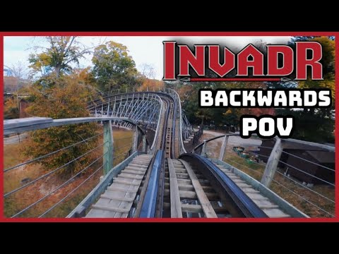 On-ride point of view of InvadR