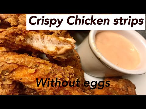 How to make Crispy Chicken Strips Recipe | Chicken Strips without eggs | Shoona’s Kitchen