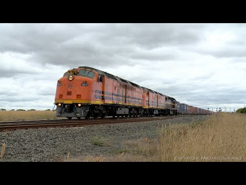 SCT 7922V Dooen Container Train With CLF4 + CLF2 + C501 (7/2/2021) - PoathTV Railways In Australia