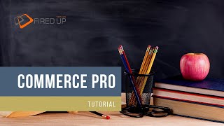 Commerce Pro Tutorial