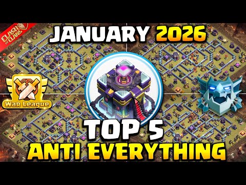 NEW TOP 5 BEST Town Hall 15 (TH15) Base Layout + Copy Link 2025 | TH15 War/Trophy Base | COC TH15 