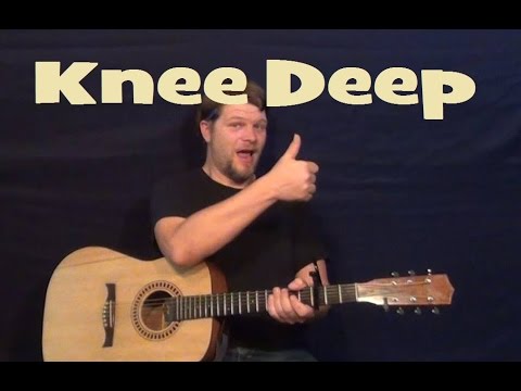 Knee Deep (ZAC BROWN BAND/JIMMY BUFFETT) Guitar Lesson Easy Strum Chords How to Play