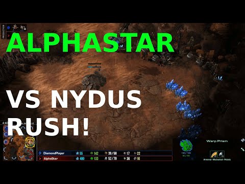 AlphaStar vs NYDUS RUSH!