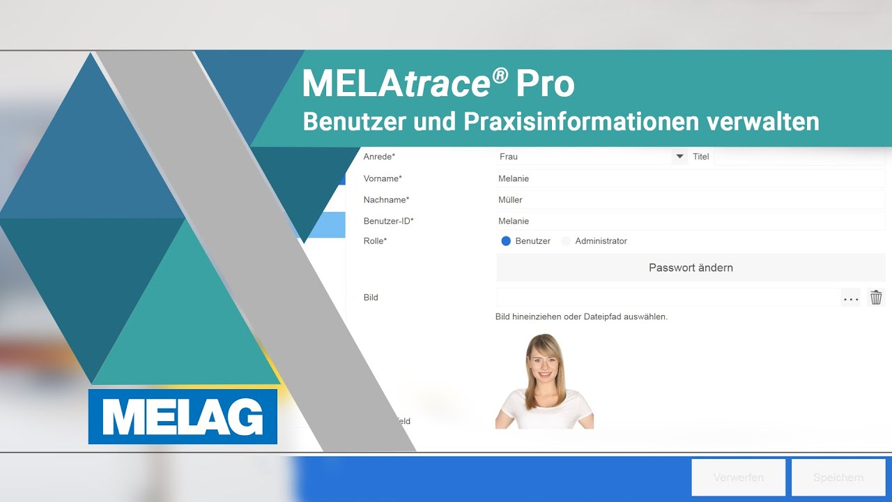 MELAtrace Pro Benutzer verwalten