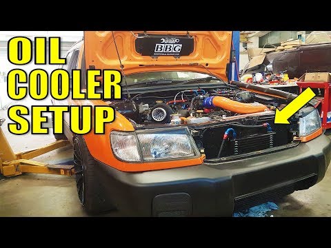 BUILT SUBIE OIL COOLER SETUP - THE CARROT BUILD - CRAZY SF FORESTER
