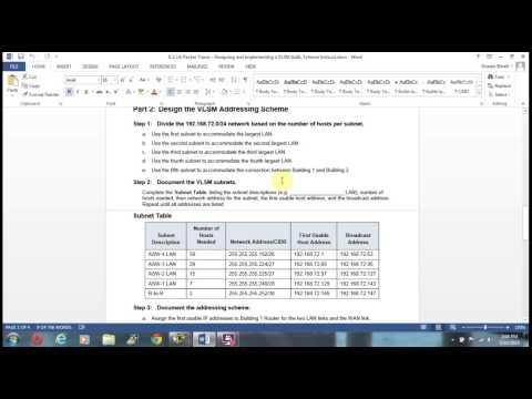 6.3.3.6 Design Implementing VLSM