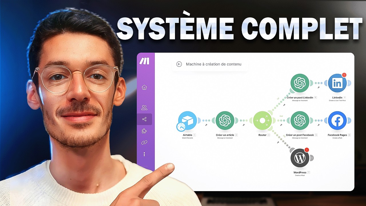 Comment AUTOMATISER La Création de Contenu avec l'IA ? (BLOG 100% Automatisé)