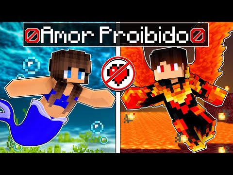 O AMOR proibido do FÊNIX e SEREIA no Minecraft