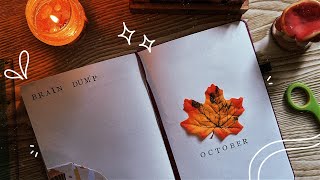 BULLET JOURNAL per OTTOBRE 🍁 setup + RESET per iniziare il mese al meglio