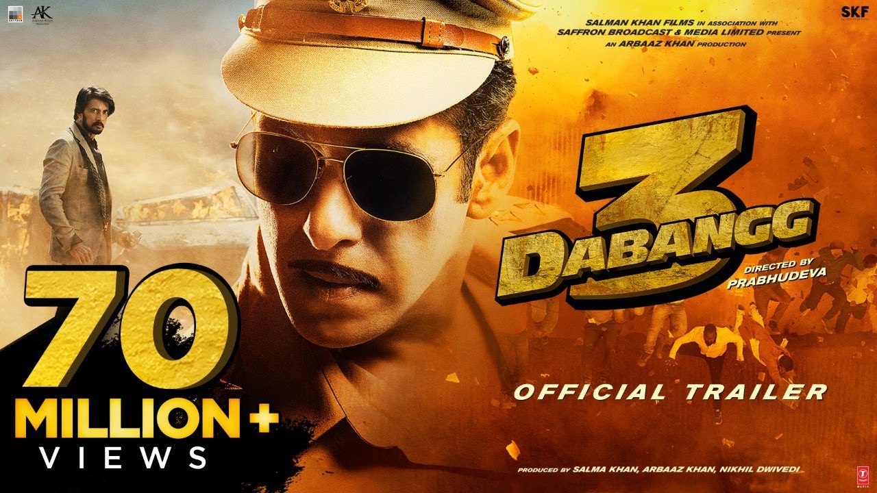Dabangg 3 (2019) Hindi Movie 480p HDRip 950MB ESubs Download