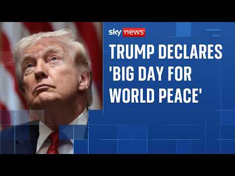 BREAKING: Trump declares 'big day for world peace' following two-week ceasefire | Iran war