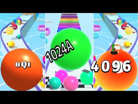 Live : Blob Merge 3D (Unlocked 8Qi) vs Ball Run 2048 vs Yoga Color Ball Race