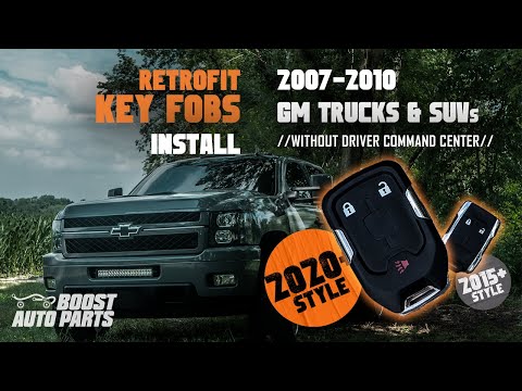 2020 & 2015 Style Chrome Key Fob Programming Guide (2007-2010) GM Trucks- Without Driver Info Button
